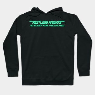 Restless Knights V5 Teal Hoodie